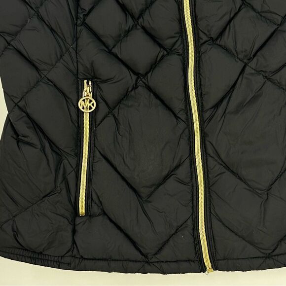 MICHAEL KORS Packable Quilted Black Vest Sz M - Picture 2 of 7